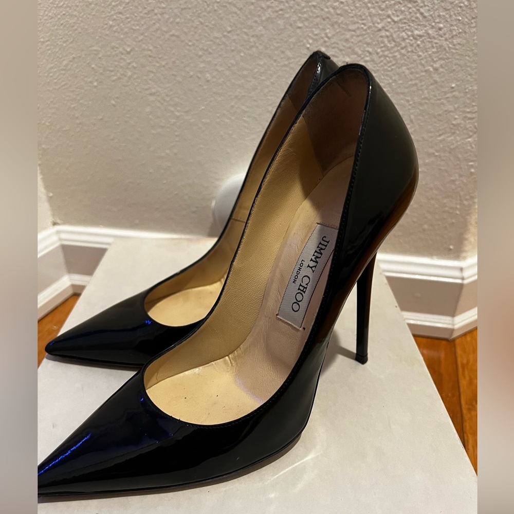 Jimmy Choo patent leather 120mm